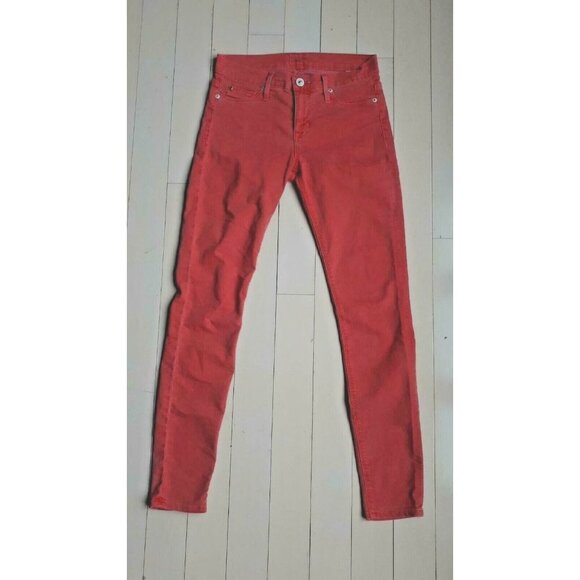 Hudson Jeans Nico Skinny WM407JFD Cher Faded Red Made in U.S.A ( 26 ) - Picture 2 of 6